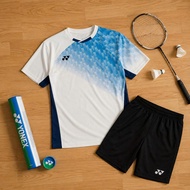 Professional Cool Badminton Clothing for Men and Women, Elastic, Standard Sports Form YN956