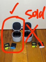 電池健康 GoPro 電池 type C充電器x1 和電池x2