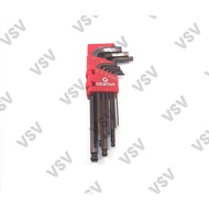 Gestar L Key Ball Point Long 9pc 1.5-10mm 9pc Hex Key Metric 666-098