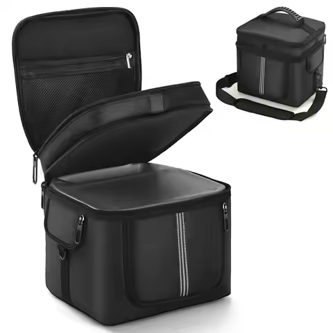 Portable Power Station Bag Waterproof Protective Case Anti-drop Multiple Pockets for Ecoflow River 2