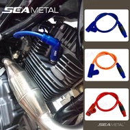 SEAMETAL Universal Motorcycle Ignition Coil Spark Plug Power Cable For Dirt Bike ATV Scooter Moped M