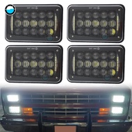 4x6 inch Rectangle Kenworth LED Headlight 6x4 led headLight with White DRL Replacement HID Xenon H46