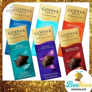 Godiva Premium Signature Chocolate Bar 90g (Assorted Flavours)/Godiva Bar Coklat Premium Signature 9