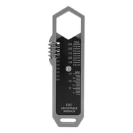 [Ship in 24h] EDC Wrench 3/16 To 3/4 Inch 5 19mm Adjustable with Detachable Pocket Clip for Outdoor 