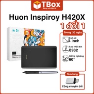 HUION H420X Graphic Drawing Board - Size 4.17x2.6 Inch, Batteryless Stylus, 8192 Pressure Touch Leve