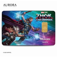 Aurora Italia Limited Edition Thor: Love and Thunder 0.5g 24K (AU 999.9) With Envelope Gram Bar Gold Bar