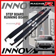 ● Toyota 2016 Innova To 2024 OEM BLACK / CHROME Step Board 2017 2018 2019 2020 2021 2022