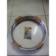 Chrome R12 H36 rims plus spokes