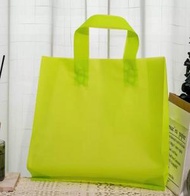 CW - 【50個裝】磨砂手提袋服裝袋(綠色高32*寬32+側寬8cm)