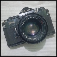 Bekas! Kamera Analog Canon F1 With Lens Fd 55Mm F 1.2 Promo