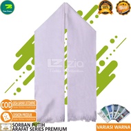 WHITE TURBAN PREMIUM WHITE ARAFAT TURBAN SERBAN LELAKI