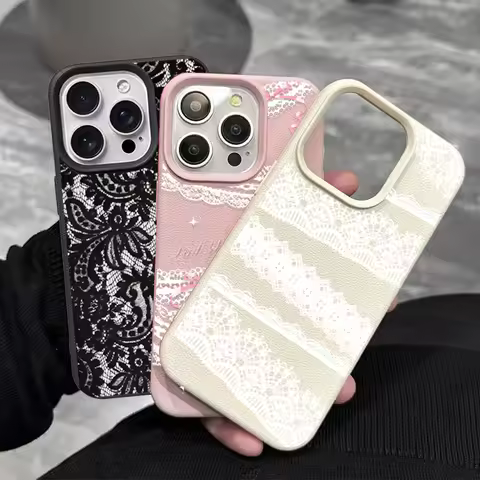 Lace Print Case For OPPO A3 A5 A6 PRO A5X A40 A18 A38 A60 A58 A78 A94 A74 RENO 11F 12F 14 PRO 7 10 6