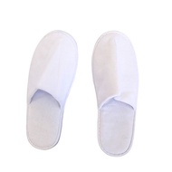 Disposable Waffle Fabric White Slipper/ Hotel Slipper / Homestay Slipper / Travel Slipper / Room Slipper/ Indoor Slipper