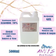 DEVLO ANVIS HAND SANITIZER GEL altect alkohol 70% aseptic antiseptik gel 5 liter