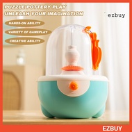 [ezbuy] Kids Power Pottery Wheel Toy Electric DIY Clay Sculpting Activity Pottery Maker Machine Educ