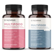 Multifood Whole Food Multivitamin for Women | Multivitamin for Men | Vegan and Non-GMO | GMC Certifi