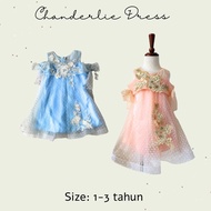 Chanderlie Glitter Party Dress Girls' Glitter Embroidered Party Dress