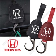 Car Seat Headrest Holder Hook Leather Hidden For Honda Accord City Civic Crv Hrv Jazz Vezel Multifun