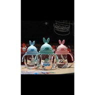 Baby water bottle, water bottle with straw for babies learning to drink with high-quality anti-choki