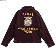 Autumn Retro Couple Wear ffa American Jacket Embroidered Jacket Corduroy High-End Coat Men