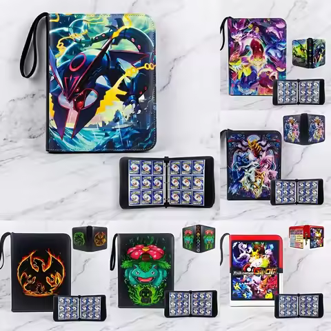 Bandai Pokemon 4 9 Grid Card Album Binder Pokemon Verzamelmap Pikachu Charizard Mewtwo Lucario Eevee