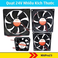 24V Radiator Fans 4x4, 8x8, 9x9, 12x12CM, 24V Cooling Fans of all types and sizes