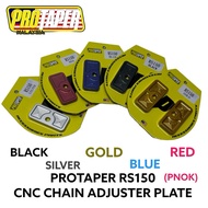 RS150/RSX PROTAPER CNC CHAIN ADJUSTER PLATE SET GOLD