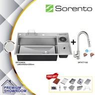 SORENTO COMBO Honeycomb Multifunctional Kitchen Sink 880mm | Sorento Sink | Sinki Stainless Steel SR