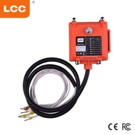 LCC Q400 อุตสาหกรรมรีโมทคอนโทรลไร้สาย F21-E1B สําหรับไฟฟ้ารอกเครนรีโมทคอนโทรลเครนและเหนือศีรษะเดินทา