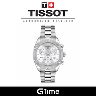 [Official Tissot Warranty] Tissot T101.917.11.031.00 Women's PR 100 Sport Chick Chronograph Steel Watch T1019171103100