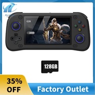 G28 Retro Handheld Video Game Console 128G 20000+Game 4.3 Inch Screen Linux Pocket Player for /PS1/N