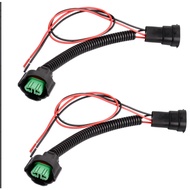 2 Pcs 1 TO 2 Splitter Extension Cable H8/H11/H16/HB3/9005
