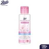Boots Sakura Bright Micellar Water 100Ml บู๊ทส์ ซากุระ ไบรท์ ไมเซลล่า วอเตอร์ 100 มล.