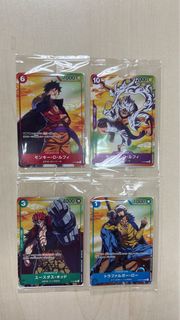 [⚓️日版ONE PIECE TCG] 日本限定卡 - 路飛&基德&羅 (一套4款) #航海王 #海賊王 #TCG #集換式卡牌 #Carder #卡達 #新蒲崗 #黃大仙 #鑽石山