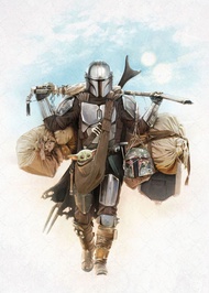 Disney Star Wars watercolor canvas painting poster leather print military Wall street art picture fo