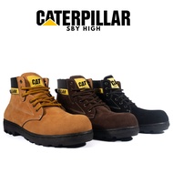 ♞,♘Caterpillar SBY Men's Safety Shoes Safety Boots Iron Toe Tracking Bikers Can