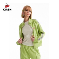 [KIRSH] CHERRY LACE TRACK CROP JUMPER  | 23SS | Women CROP JUMPER | JUMPER | JUMPER FOR WOMAN | Hood