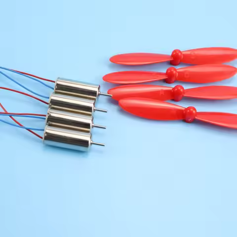 4 x DIY DC 3.7V 50000RPM 716 Hollow Cup Coreless High-speed Motor with 4 x 55MM Propeller Cw CCW for