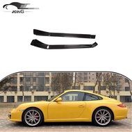 Dry Carbon Fiber Door Side Sill Cover For Porsche Carrera S 4S Turbo S GT2 GT3 Targa 4S 997 911 2005
