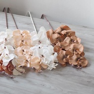 ♣ Artificial Pastel Fabric Orchid Flowers (B21062) ☀