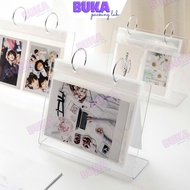 Buka transparent desktop photo Album Desktop mica photo frame fits 6x9, 9x13 photos, vintage Korean 