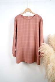 Plus Size (XL-4XL) Korean Soft Crepe Betak Blouse Muslimah (4816)