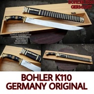 Golok Sembelih Bohler K110 Germany Original Super Cantik Mewah Ready