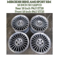 Mercedes Benz AMG Sport Rim 18 Inch 5H PCD112 18 inch 8½JJ ET25 & 18 inch 9½JJ ET28 Sport Rim / Allo