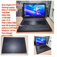 Acer Aspire V17 Nitro Gaming LaptopCPU: i7