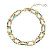 Chunky Link Enamel Bracelet