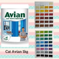Terlaris✔ Cat Avian 1Kg,Cat Kayu Dan Besi Avian 1Kg,Cat Kayu Avian