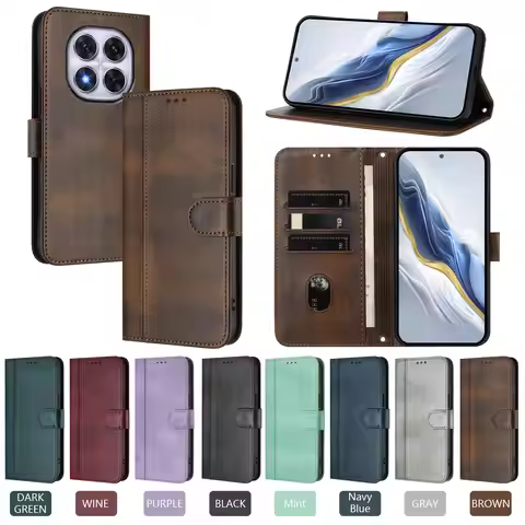 Leather Magnetic Flip Wallet Case For Redmi Note 15 Pro Plus 15 Pro 15 14 Pro Plus 14 Pro 14s 14 Pho