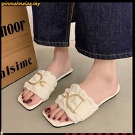 elle shoes fairy shoes Selipar wanita memakai seluar dalam 2025 gaya baru musim panas fesyen liar se