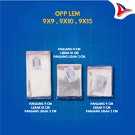 Opp Plastic Clear Plastic Glue Seal Opp Glue Seal Glue 6x25, 8x8, 9x9, 6x9, 7x10, 7x12, 8x10, 8x12, 